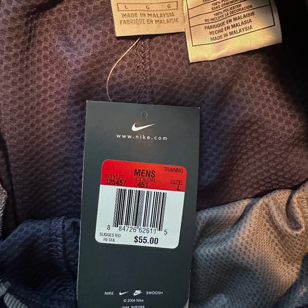 Nike Dri-Fit Mens Large NWT Navy Pants